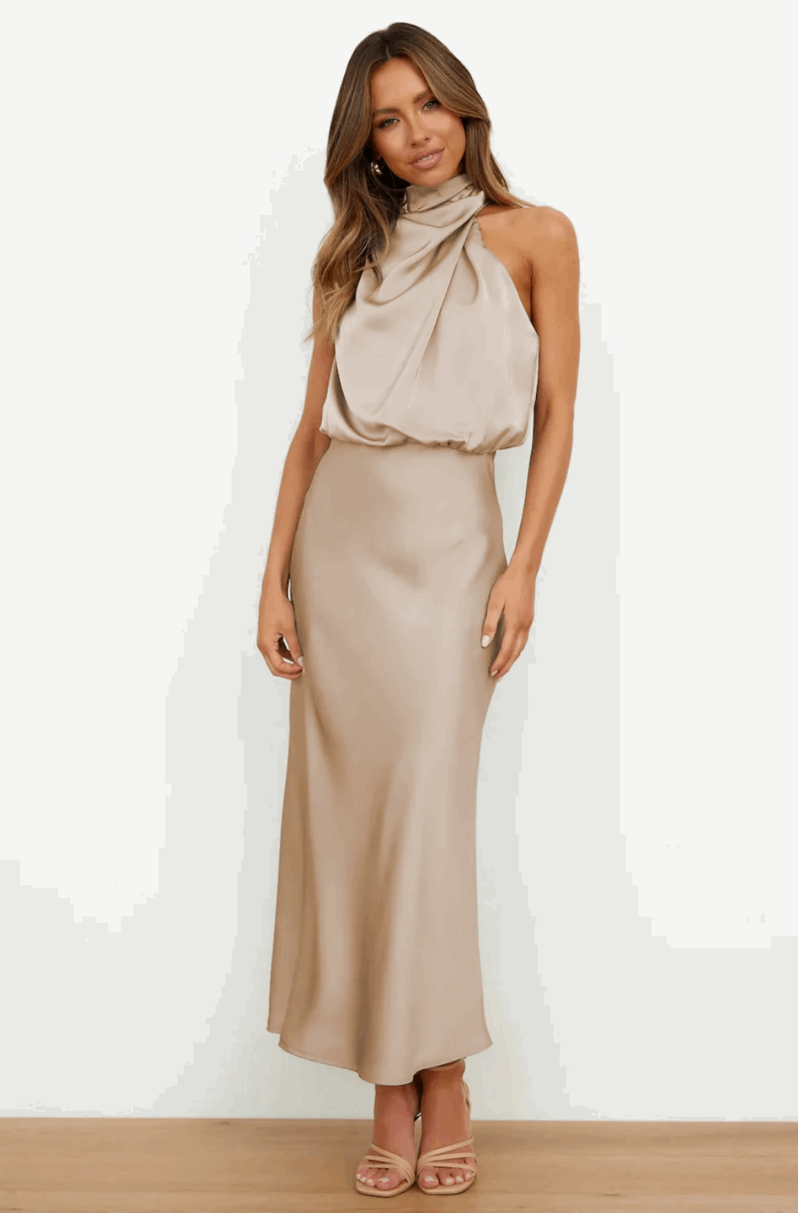 THE LARISSA DRESS - LICHT ROZE