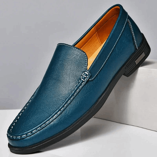 THE MASSIMO LOAFER - BLAUW