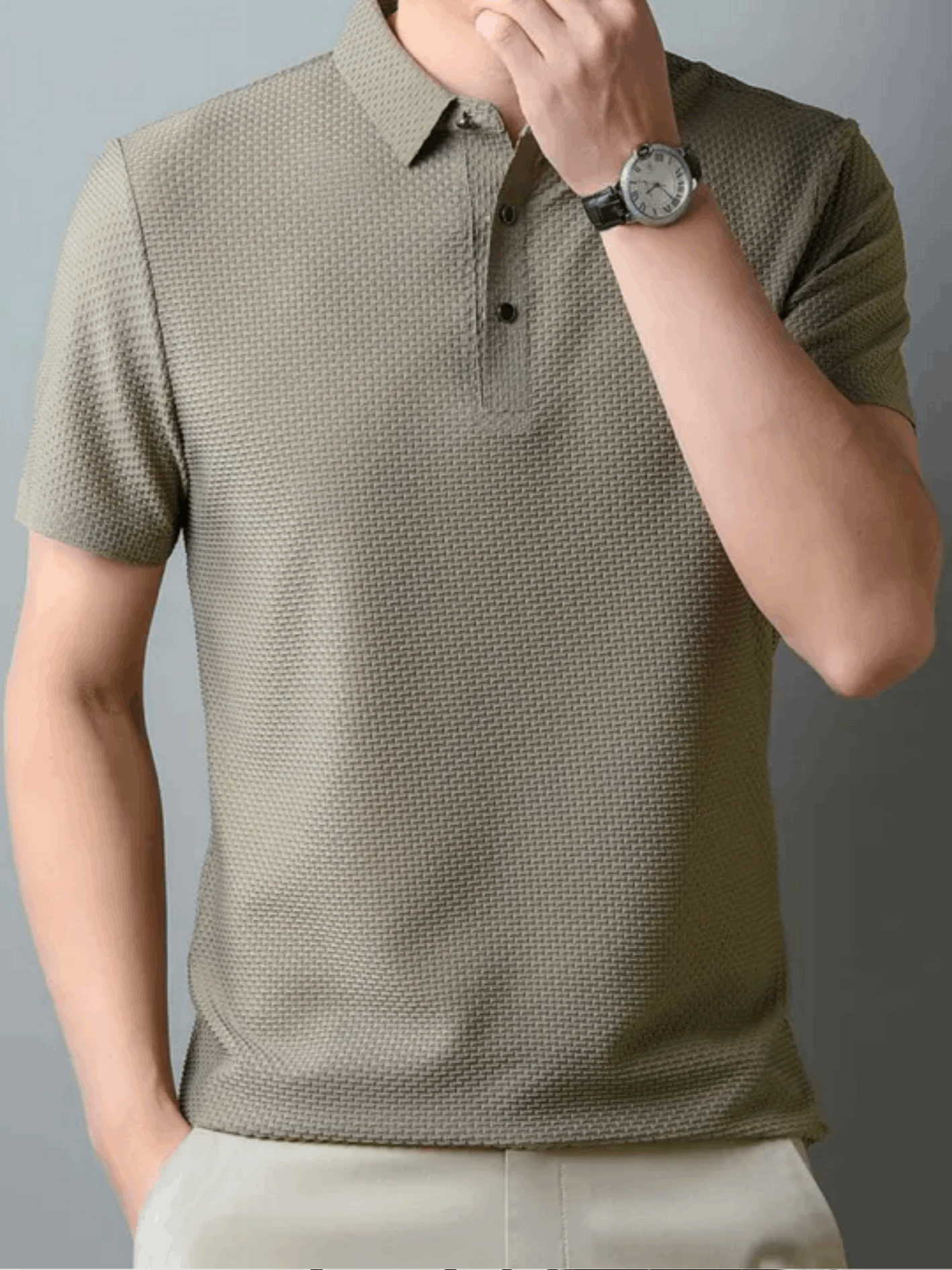 THE ELEGANZA POLO - KHAKI