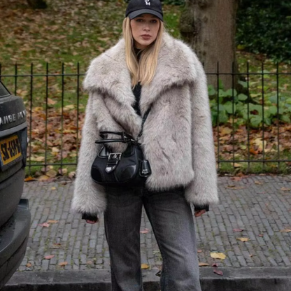 MALKOVA - Oversized Fur Coat