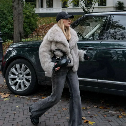 MALKOVA - Oversized Fur Coat