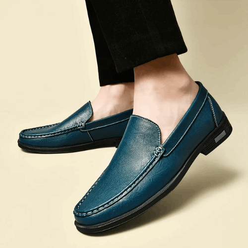 THE MASSIMO LOAFER - BLAUW