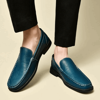 THE MASSIMO LOAFER - BLAUW