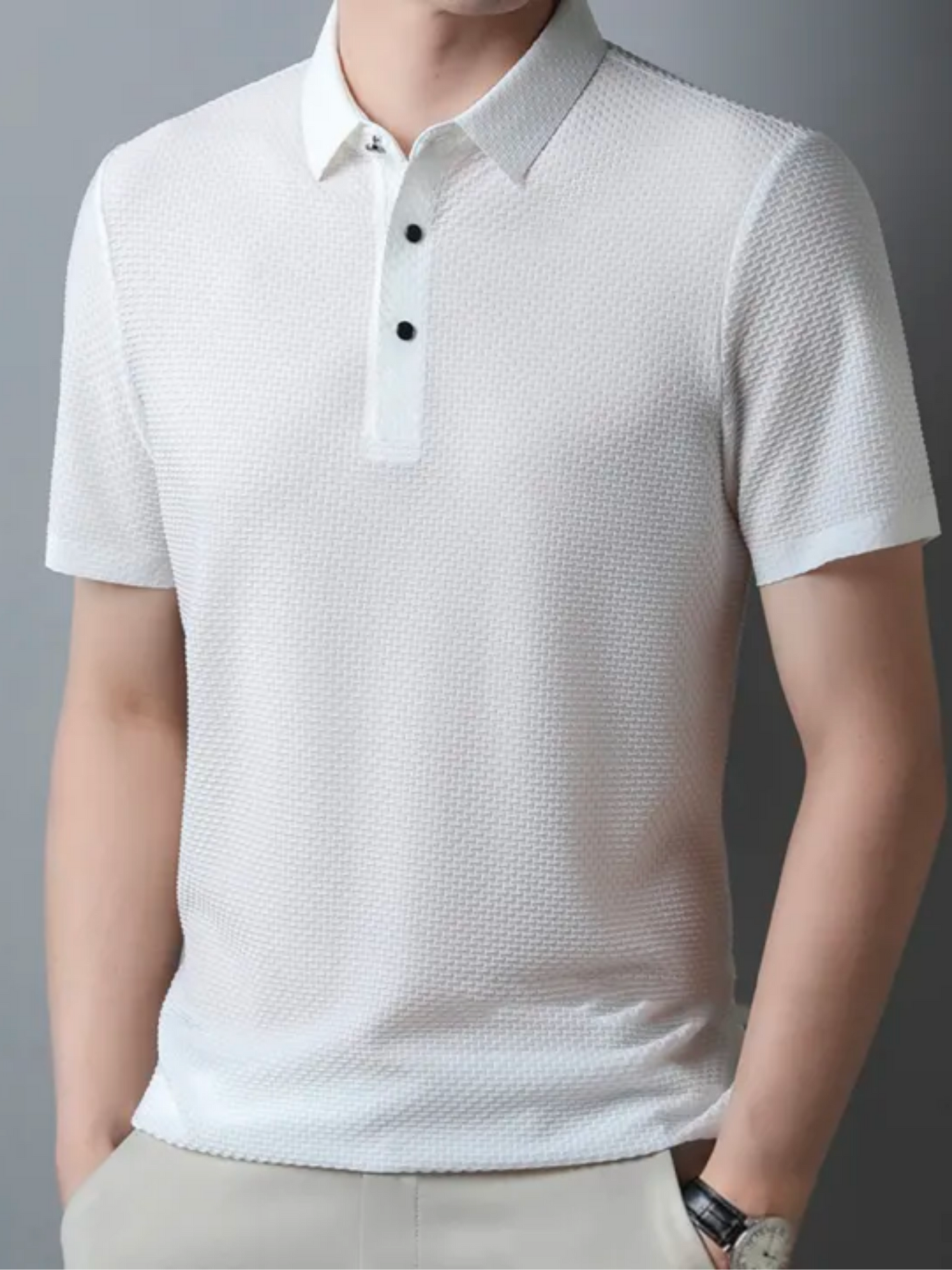 THE ELEGANZA POLO - WHITE